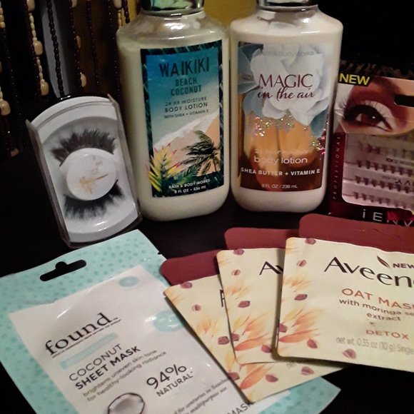 Other - Ladies Comfort Pack, Lotion, Lipstick,Eye Lashes,